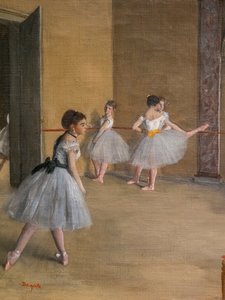 ダンス・ルコン（詳細）。1872.油彩・キャンバス 作： Edgar Degas