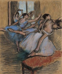 ダンサー、1900年頃（紙にパステルと木炭） 作： Edgar Degas