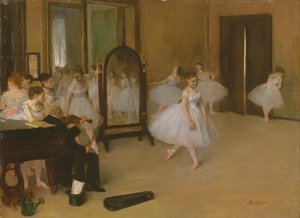 ダンスクラス、1871年頃（キャンバスに油彩） 作： Edgar Degas