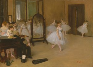 ダンスクラス、ca。 1870。 作： Edgar Degas