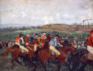 スタート前の紳士レース 作： Edgar Degas
