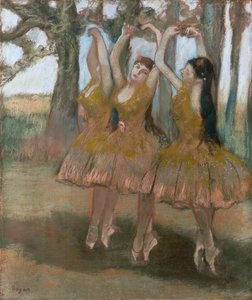 ギリシア舞踊、1881年 作： Edgar Degas