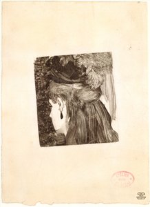 ジェット イヤリング、1876-77 年。 作： Edgar Degas