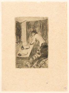 小さなドレッシングルーム 作： Edgar Degas