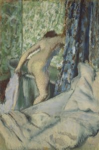 朝風呂、1887-90 作： Edgar Degas