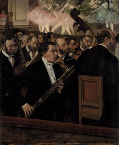 オペラ座のオーケストラc。 1870 作： Edgar Degas