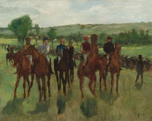 ライダー、c。 1885年。 作： Edgar Degas