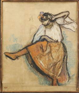 ロシアのダンサー、1895 作： Edgar Degas