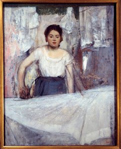 鉄細工 エドガー・ドガ（1834-1917）の絵画 1869年 日。0,92x0,72 m ミュンヘン、ノイエ・ピナコテーク 作： Edgar Degas