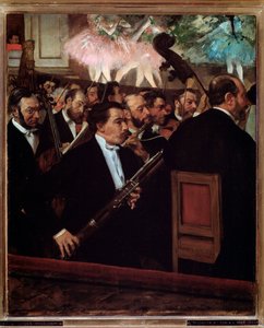 パリのオペラ座のオーケストラ 作： Edgar Degas
