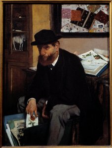 プリント愛好家 作： Edgar Degas
