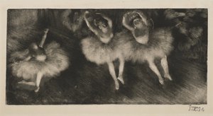3人のバレエダンサー、1878年頃 作： Edgar Degas