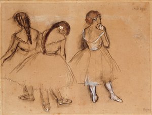 3人のダンサー 作： Edgar Degas