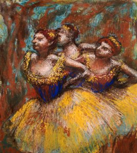 3人のダンサー 作： Edgar Degas