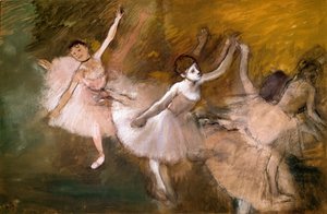 3人のダンサー（パステル） 作： Edgar Degas