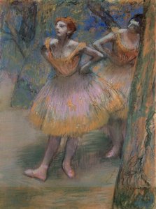 二人のダンサー 作： Edgar Degas