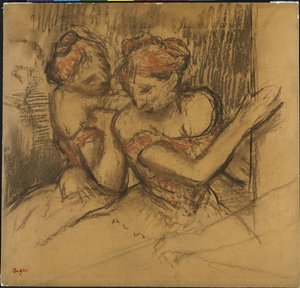二人のダンサー 作： Edgar Degas