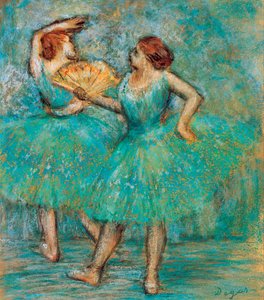 2人のダンサー、c。 1905 作： Edgar Degas