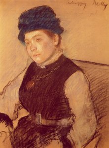 不幸なネリー（パステル） 作： Edgar Degas
