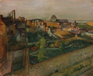 サンヴァレリーシュルソンムの眺め（1896〜98年） 作： Edgar Degas