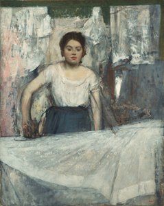 アイロンをかけている女性 作： Edgar Degas