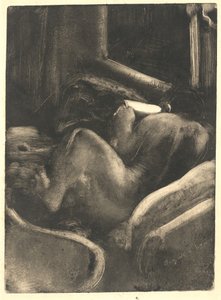 リセウスを読む女性、c。 1885年。 作： Edgar Degas