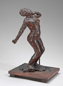 ストレッチする女性 作： Edgar Degas