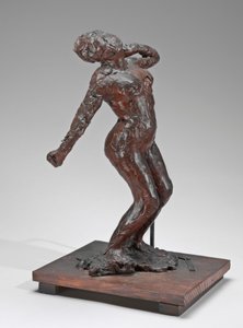 女性のストレッチ、c。 18961911. 作： Edgar Degas