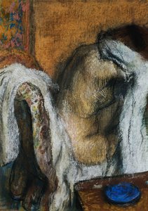 女性の洗濯; Femme a sa Toilette、c.1905-07 作： Edgar Degas