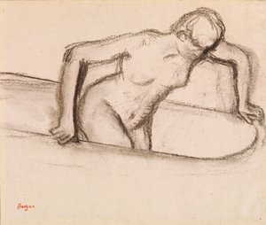 たらいの中の女 作： Edgar Degas
