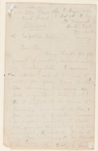新聞コンペ編集者への手紙、1914-18