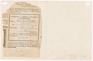 新聞コンペ編集者への提出、1917 作： Edgar Fryer