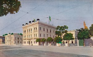 カテッテ宮殿-ブラジル大統領官邸、1914年 作： Edgar L. Pattison