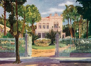 パウロ・デ・フロンティン伯爵の邸宅、ペトロポリス（カラーリソ） 作： Edgar L. Pattison