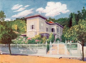 ジョセフ ウォーカー氏の邸宅、ペトロポリス (カラー メンバー) 作： Edgar L. Pattison