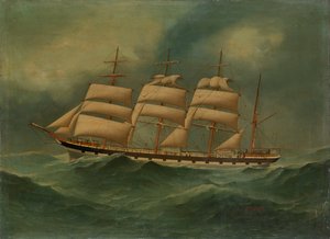 グレンケアン号、20世紀（油絵） 作： Edgar William