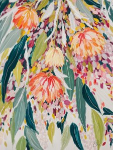 鮮やかな花の滝 作： 