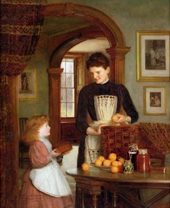 トミーの通学かご 作： Edith Hayllar