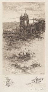 修復前のカルメル伝道部 作： Edith Loring Peirce Getchell, after William Keith