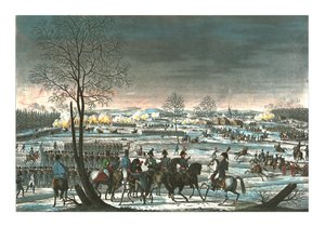 1800年12月3日、ホーエンリンデン近郊での戦い、c1850。