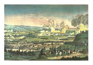 イエナ付近での戦い、1806年10月14日、c1850 作： Edme Bovinet
