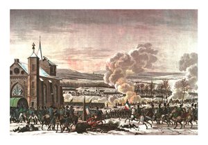 エリューの戦い、1807年2月9日、c1850 作： Edme Bovinet