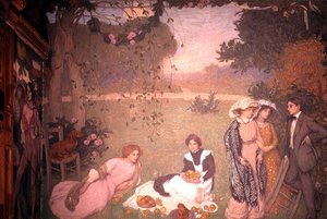 ランチ・オン・ザ・グラス 作： Edmond François Aman Jean
