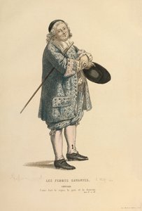 クリサーレ役の衣装、1868年頃（エングレーヴィング） 作： エドモンド・エメ・フロランタン・ジェフロイ