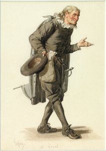 ロワイヤル氏の肖像 1870年頃（水彩画） 作： エドモンド・エメ・フロランタン・ジェフロイ