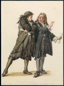 ヴァディウスとトリソタンの肖像 1870年頃（水彩画） 作： エドモンド・エメ・フロランタン・ジェフロイ