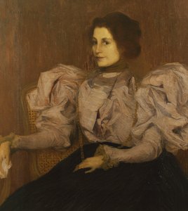 マダムベスナードの肖像、1896年頃（キャンバスに油彩） 作： Edmond François Aman Jean