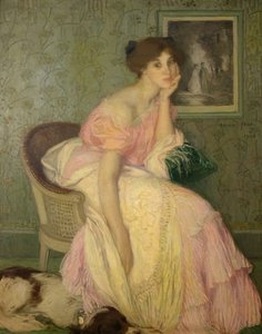 少女の肖像 作： Edmond François Aman Jean