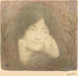 コメディ・フランセーズのミス・モレノ、1897年。 作： Edmond François Aman Jean