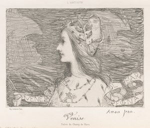 ヴェネツィア、1892。 作： Edmond François Aman Jean